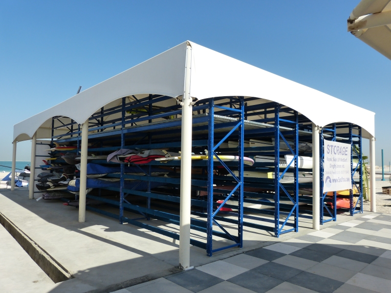 Storage facility for Kayak, SurfSki, SUP, WindSurf, WindSUP, Surf ...